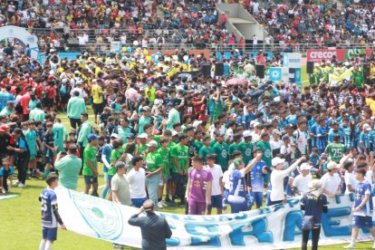 La inauguración de la LigaPro Kids fue en el estadio Chucho Benítez.