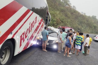 El accidente se registró en el sector Las Coronas, del cantón Sucre, norte de Manabí
