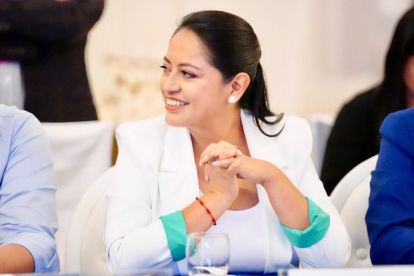 Paola Pabón rechazó la consulta popular propuesta por el presidente Daniel Noboa.