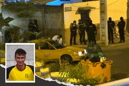 En la parte trasera quedaron los cuerpos de Julio Meza y el menor de edad.