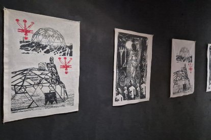 Muestra 'Ácronos', de Marcos Sáenz, inaugurada el 23 de julio del 2025, en el taller estudio Infinito