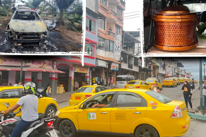 Sepultaron los restos de taxista carbonizado, en Quinindé