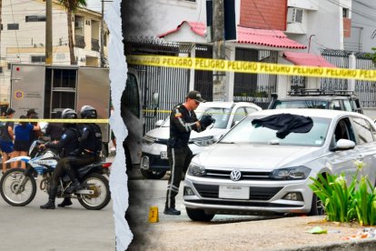 El cuerpo fue trasladado en el vehículo de Medicina Legal, ante la mirada de terror de moradores y comerciantes.