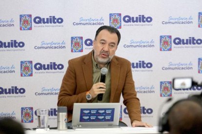 El alcalde de Quito, Pabel Muñoz.