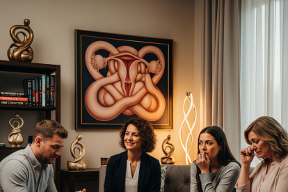 La pareja en cuestión fue a terapia por iniciativa de la esposa afectada.