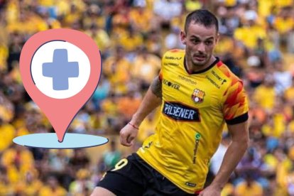 Octavio Rivero y su dolencia que lo tiene fuera de las canchas.