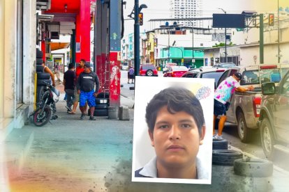 Ayer, la llantera donde fue asesinado Jordan Barreto Alvia permaneció cerrada y no atendió al público.