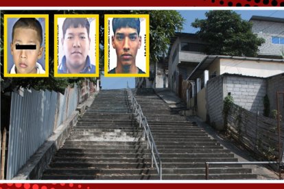 El hecho violento ocurrió en las escalinatas situadas entre los bloques 6 y 7.