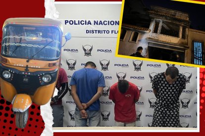 Los tres detenidos fueron puestos a disposición de la justicia.