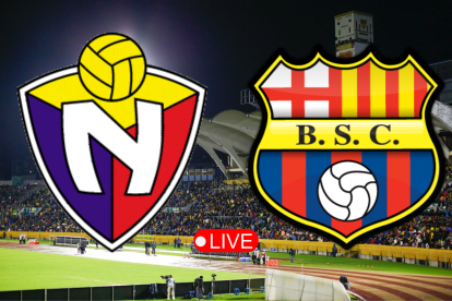 El Nacional recibe a Barcelona SC en el estadio Olímpico Atahualpa.