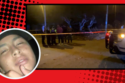 Agentes de la Dinased y Criminalística indagan asesinato de joven.