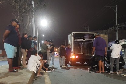 El accidente se produjo en la avenida Carlos Espinoza Larrea en Salinas