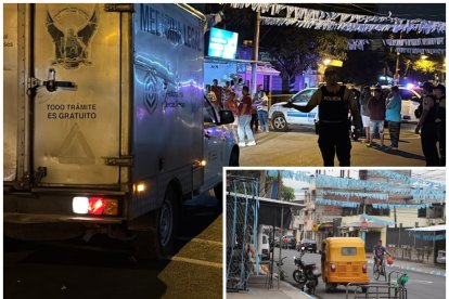 El hecho se produjo la noche del lunes 11 de agosto, en el portal de una vivienda. Policías acudieron a retirar el cadáver de Troncoso.