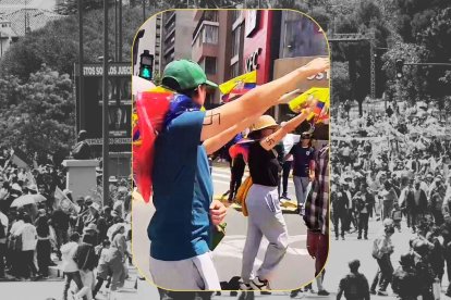 Dos jóvenes se pintaron la esvástica en los brazos.