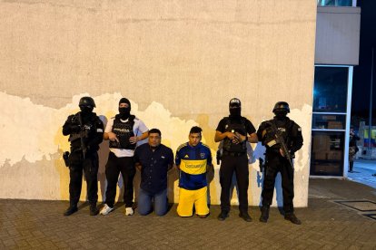 Los detenidos fueron puestos a órdenes de las autoridades judiciales.