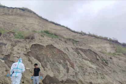 Los restos de las víctimas fueron trasladados al Centro Forense de Santo Domingo para las pericias legales correspondientes.