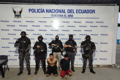 Los dos sopechosos fueron presentados por la Policía y puestos a órdenes de las autoridades judiciales.