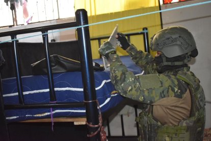 En cárcel de mujeres de Riobamba, hubo sorprendentes hallazgos.