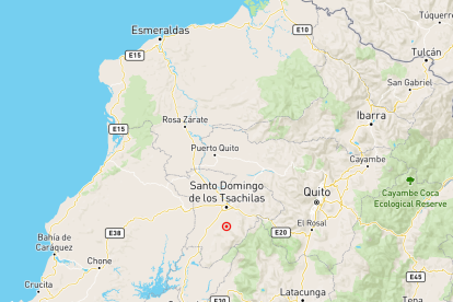 El epicentro se localizó en Santo Domingo de los Tsáchilas.