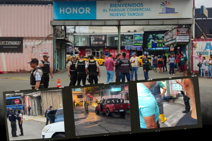Dos agentes de transito fueron asesinados en Manta, este jueves 14 de agosto.