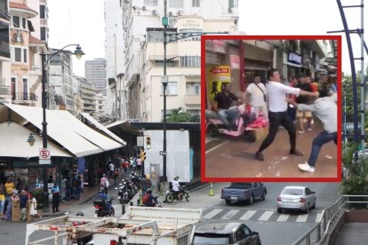El incidente habría ocurrido entre las calles Olmedo y Malecón, en Guayaquil.