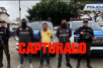 La Policía Nacional capturó a Jeovanny V., implicado en el atentado de 2004 contra un exconcejal de Machala.