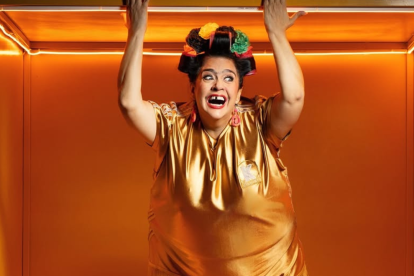 La actriz Flor María Palomeque en su papel de La Mofle