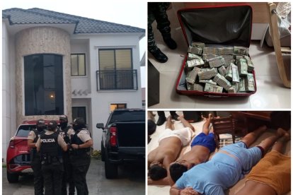 El operativo se ejecutó en Daule, Naranjal y Playas.