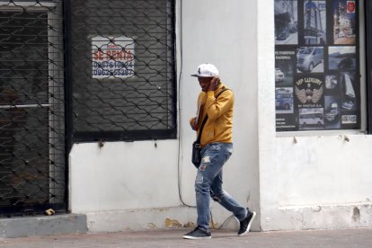 En la zona hay decenas de letreros con ofertas de arriendo o venta de propiedades.