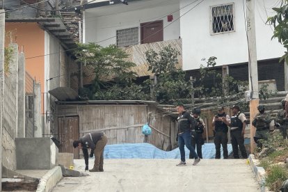 El crimen se registró en el barrio Abdón Calderón, zona considerada conflictiva del distrito Manta