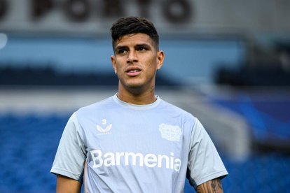 El ecuatoriano Piero Hincapié, defensa del Bayer Leverkusen.