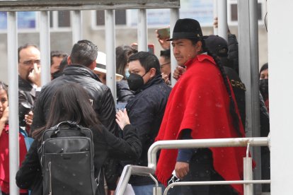 Leonidas Iza es el líder indígena quien habría sufrido una tentativa de asesinato, según el comunicado del movimiento.