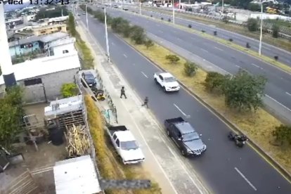 Esta imagen corresponde al video captado por la ciudadanía.