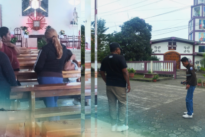 Agentes policiales buscaron indicios en residencia de religioso de Olón.