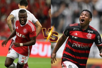 Enner Valencia y Gonzalo Plata (d) se volverán a medir por la Copa Libertadores 2025.