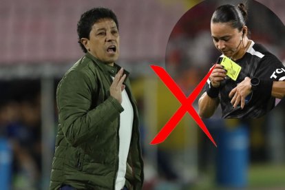 Pául Vélez desmereció al arbitraje de Edina Alves en Mushuc Runa vs Independiente del Valle.
