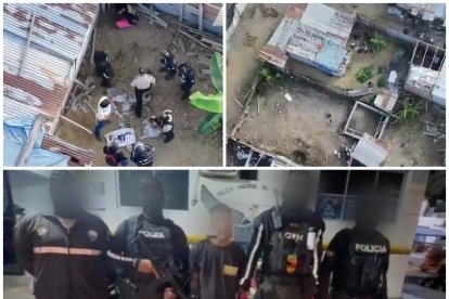 El operativo se ejecutó en un inmueble de rudimentarias características. En el sitio hubo un aprehendido.