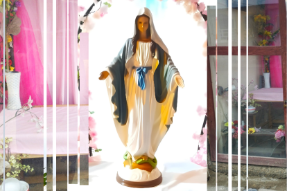 Devuelven figura religiosa robada en el barrio 6 de Diciembre.