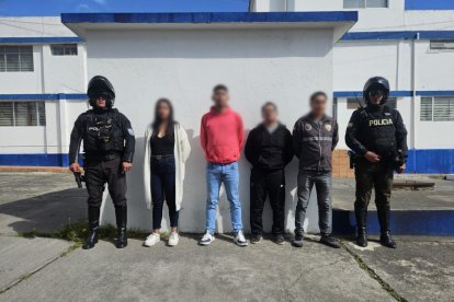 Los tres capturados fueron puestos a órdenes de las autoridades judiciales.