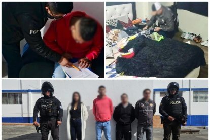 Dos hombres y una mujer fueron capturados como sospechosos.