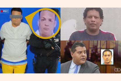 Alias Fuerte (izquierda) ha sido identificado como cabecilla. Alias Invisible (arriba, derecha) y alias Maduro (cuadro, abajo) como sublíderes. Este último paga sentencia por el asesinato del abogado Harrison Salcedo.