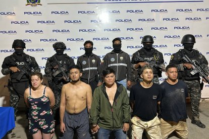 Cinco presuntos integrantes de Los Lobos fueron detenidos por la Unase.