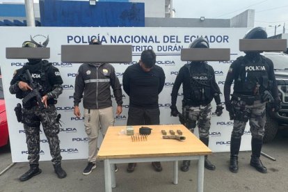La Policía Nacional recapturó a alias “Matatán”, cabecilla de Los Chone Killers en Durán.