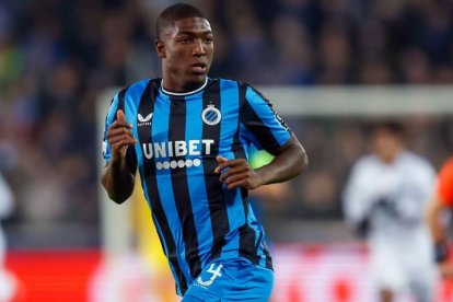 Joel Ordóñez, defensor ecuatoriano de Brujas, no fue convocado para el partido de vuelta de la Champions League.