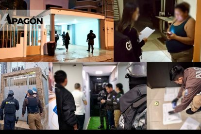 La Fiscalía ejecutó varios allanamientos este 28 de agosto de 2025.