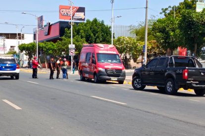 La dinámica Avenida 4 de noviembre fue escenario de un nuevo crimen que sacude al distrito Manta