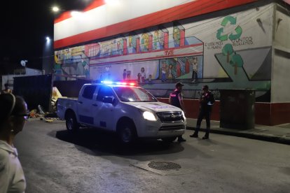 La Policía Nacional acudió a la emergencia.