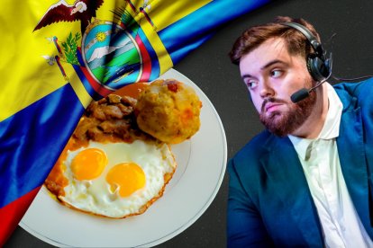 Ibai Llanos realizó una publicación sobre los desayunos de Ecuador
