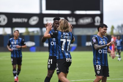 Claudio Spinelli hizo dos goles para Independiente del Valle.