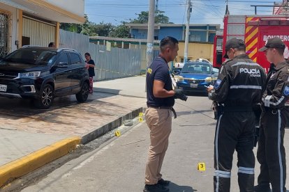En este lugar del barrio Rocafuerte en el cantón La Libertad se produjo el atentado